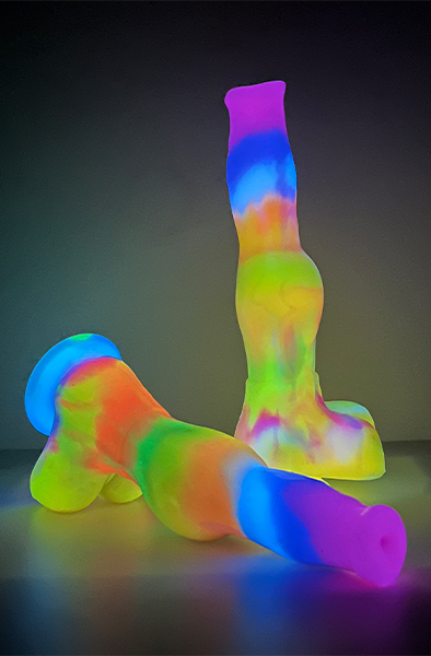 Undiz Leuchtdildo 27,5 cm - Drachen-Dildo 6