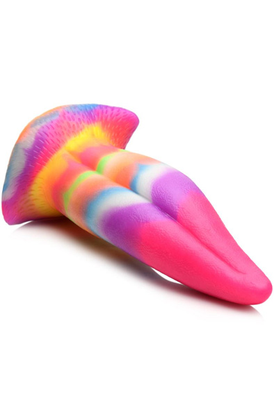 Unicorn Zungen Dildo Leuchtet im Dunkeln 21 cm - Drachen-Dildo 4