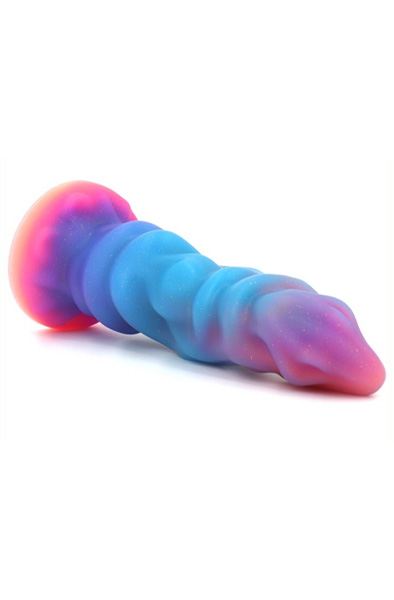 Unicorny Jade Rabbit Leuchtender Dildo 24 cm - Drachen-Dildo 4
