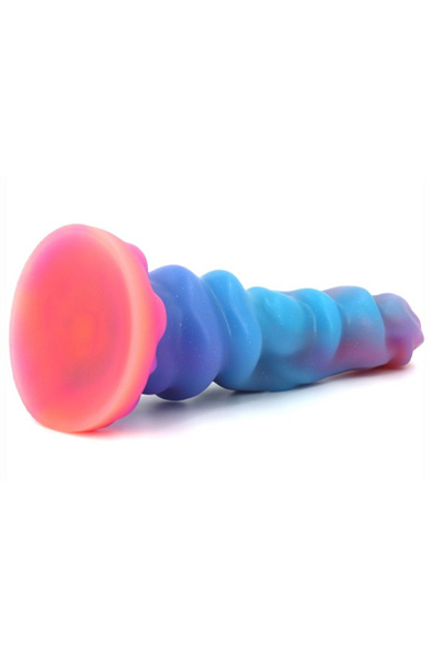 Unicorny Jade Rabbit Leuchtender Dildo 24 cm - Drachen-Dildo 5