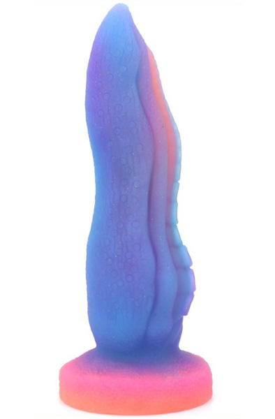 Unicorny Leuchtender Oktopus-Dildo 25 cm - Drachen-Dildo 1
