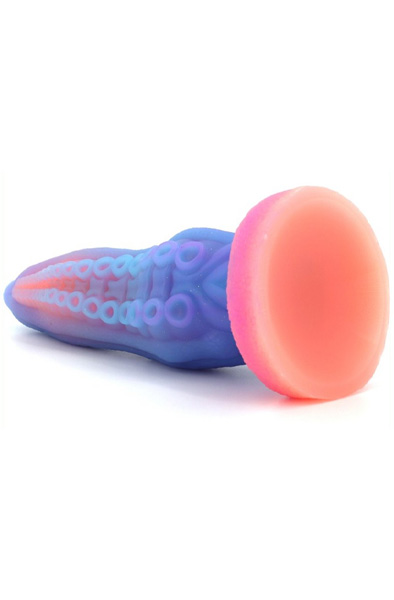 Unicorny Leuchtender Oktopus-Dildo 25 cm - Drachen-Dildo 4