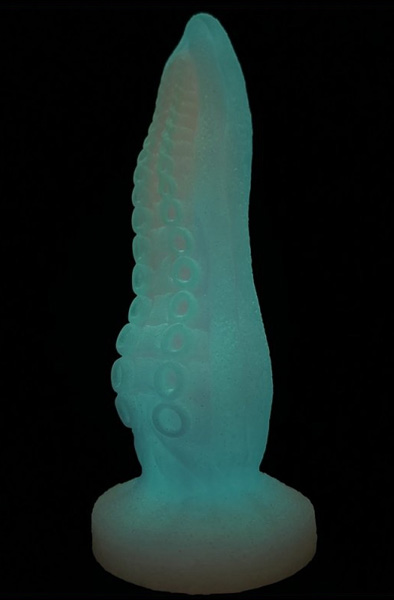 Unicorny Leuchtender Oktopus-Dildo 25 cm - Drachen-Dildo 6