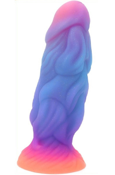 Unicorny Leuchtender Realistischer Dildo 22 cm - Drachen-Dildo 1