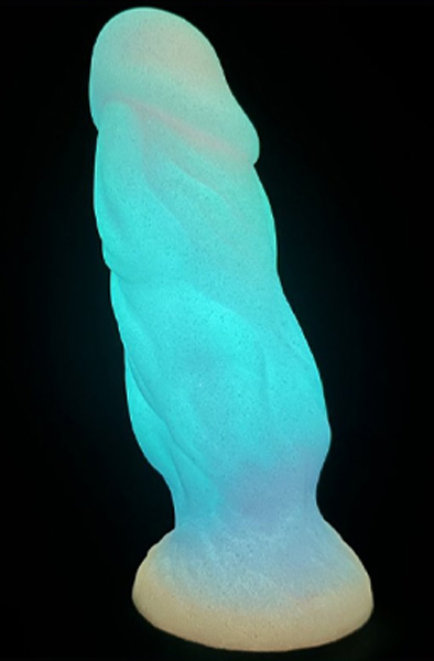 Unicorny Leuchtender Realistischer Dildo 22 cm - Drachen-Dildo 2