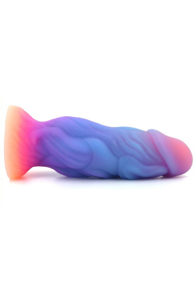 Unicorny Leuchtender Realistischer Dildo 22 cm - Drachen-Dildo 3