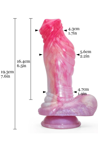 Unicorny Monster Dildo Mofax 19 cm - Drachen-Dildo 7