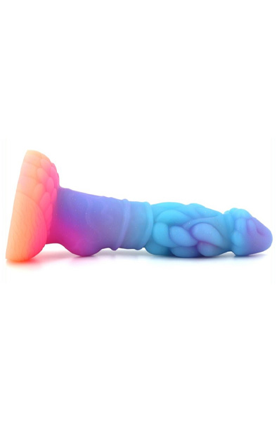 Unicorny Pilzkopf Leuchtender Dildo 22 cm - Drachen-Dildo 3