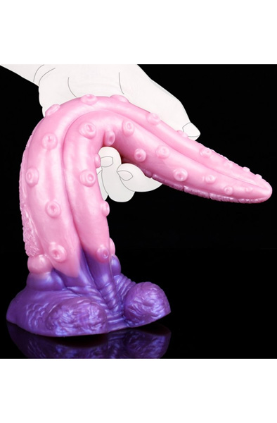 Unicorny Pinky Tentakel Dildo 28 cm - Drachen-Dildo 8