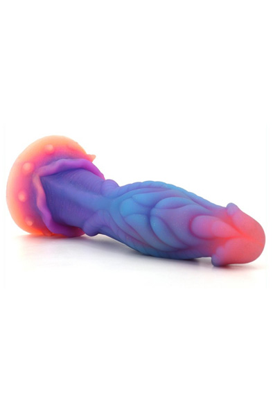Unicorny Poppy Leuchtender Dildo 23 cm - Drachen-Dildo 4