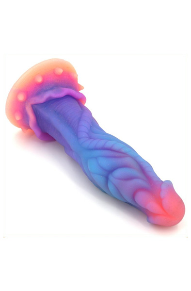Unicorny Poppy Leuchtender Dildo 23 cm - Drachen-Dildo 6
