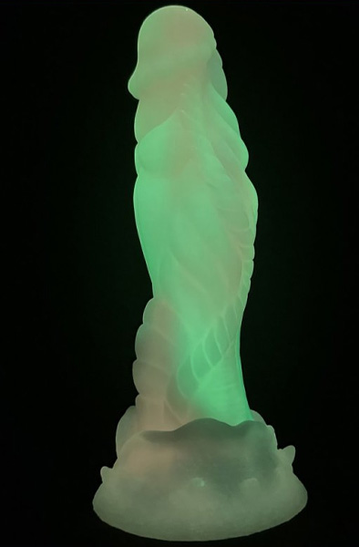 Unicorny Poppy Leuchtender Dildo 23 cm - Drachen-Dildo 7