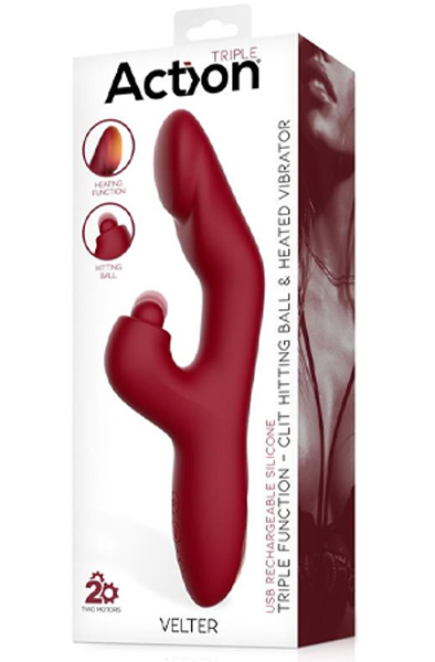 Velter Weicher Klitoris-Stimulationsball mit Vibration & Wärme - Vibrator 6