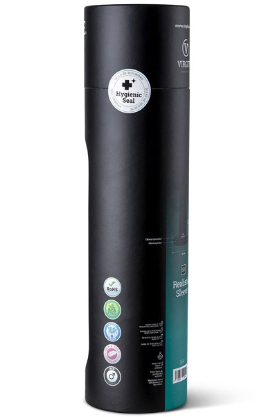 Vergite Realistische Hülle mit Vibration 19cm - Vibrierende Penis-Manschette 3
