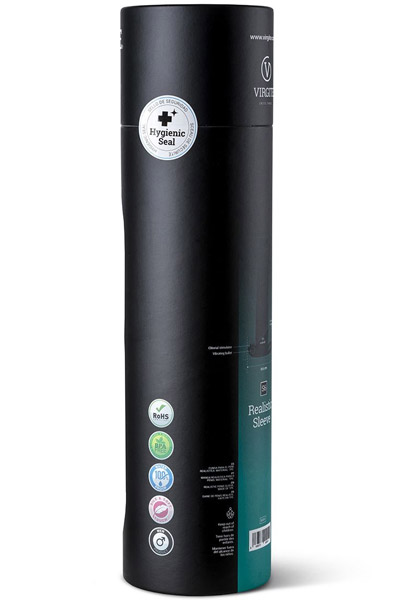 Vergite Realistische Hülle mit Vibration 21cm - Vibrierende Penis-Manschette 3