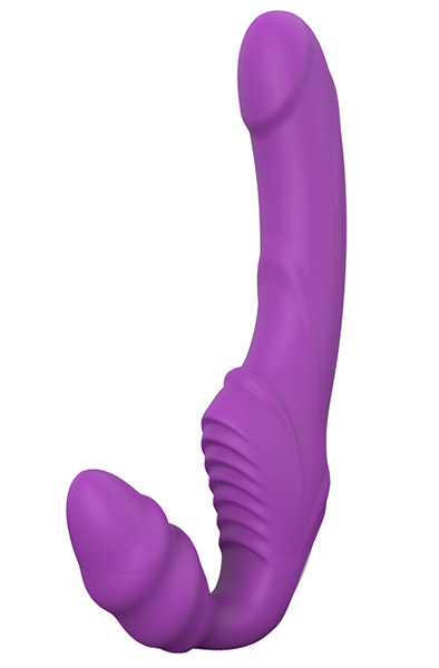 Vibes Of Love Doppeldildo in Lila - Strap-on 1