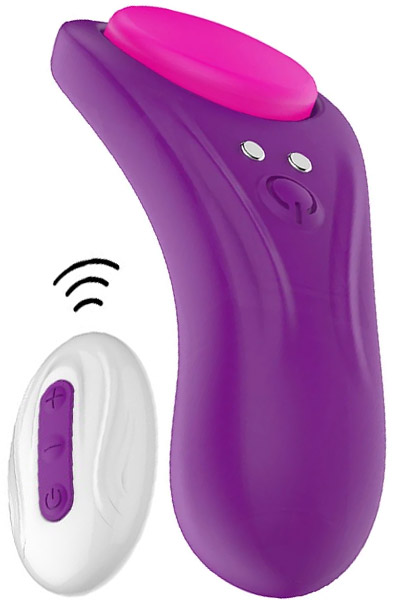 Vibrant Bliss Magnetischer Clip-Slip-Vibrator mit Fernbedienung - Vibrationshöschen 1