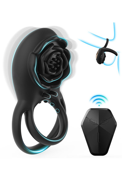 Vibrierender Cockring mit Fernbedienung - Vibrierender Penisring 1