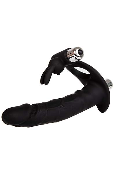 Vibrierender Doppel Penetrator mit Rabbit - Doppel-Penetrator 2