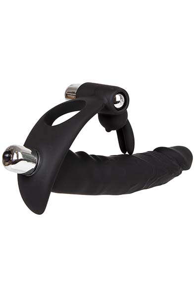 Vibrierender Doppel Penetrator mit Rabbit - Doppel-Penetrator 3
