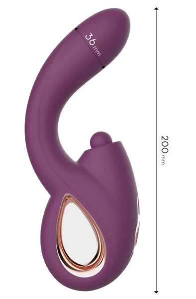 Vinca Weicher Schlagball mit Stoß- und Vibrationsfunktion - G-Punkt-Vibrator 2