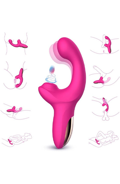Volse Dreifachfunktion-Vibrator mit Finger- & Pulsationstippen - G-Punkt-Vibrator 3