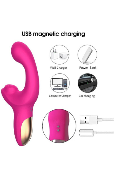Volse Dreifachfunktion-Vibrator mit Finger- & Pulsationstippen - G-Punkt-Vibrator 5