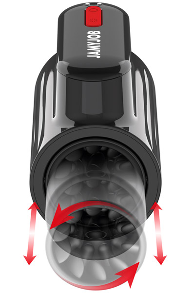 Vortex Stoß- & 360-Grad-Dreh-Technologie Masturbator - Automatischer Masturbator 1