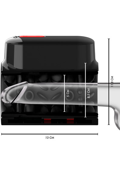 Vortex Stoß- & 360-Grad-Dreh-Technologie Masturbator - Automatischer Masturbator 3