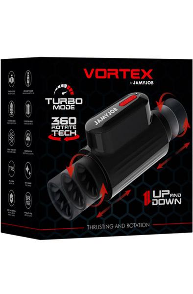 Vortex Stoß- & 360-Grad-Dreh-Technologie Masturbator - Automatischer Masturbator 5