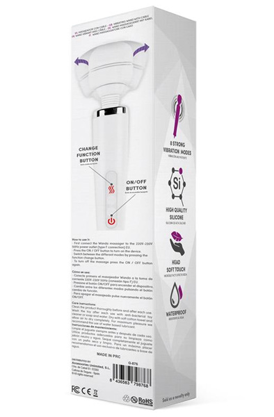 Wanda Kabelgebundener Wand-Massagestab 32 cm - Zauberstab/Massagestab 3