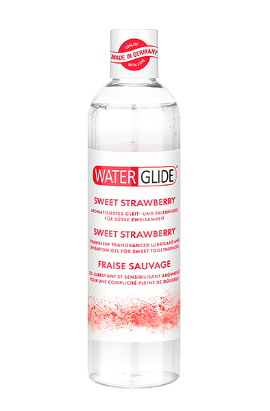 Waterglide Süße Erdbeere 300ml - Gleitgel mit Erdbeergeschmack 1