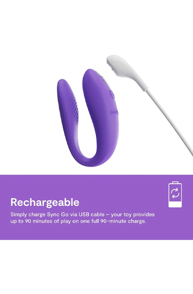 We-Vibe Sync Go Lila - Paarvibrator 7
