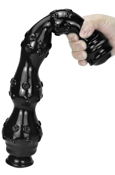 Weep Dildo Schwarz 41 cm - Extra dicker Anal-Dildo 5