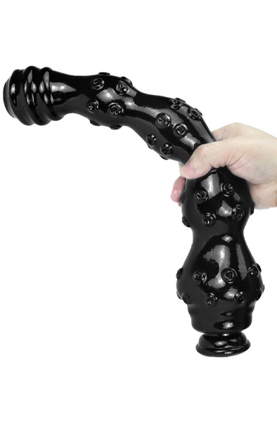 Weep Dildo Schwarz 41 cm - Extra dicker Anal-Dildo 7