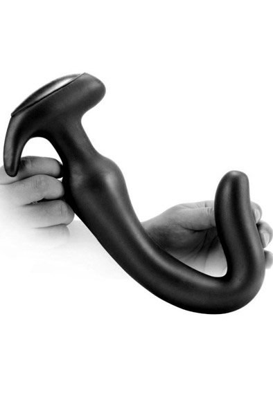 Wolf Khopesh Schwarzer Silikon Anal Dildo S 28cm - Anal-Dildo 2