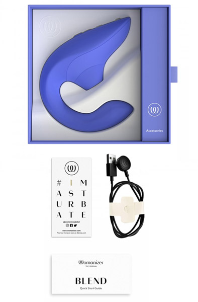 Womanizer Blend in Lebhaftem Blau - Luftdruck-Vibrator 5