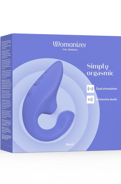 Womanizer Blend in Lebhaftem Blau - Luftdruck-Vibrator 6