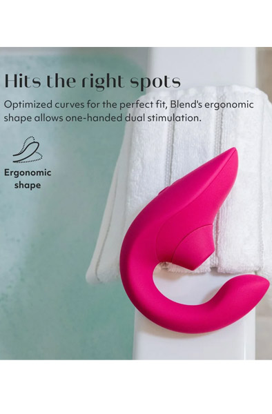 Womanizer Blend in Lebhaftem Pink - Luftdruck-Vibrator 3