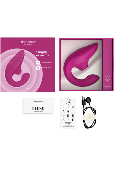 Womanizer Blend in Lebhaftem Pink - Luftdruck-Vibrator 5