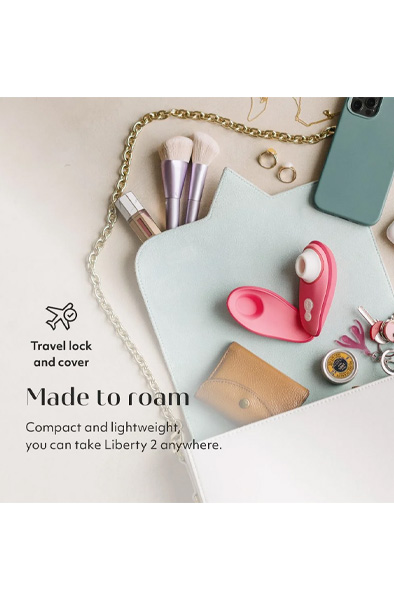 Womanizer Liberty 2 Lebhaftes Rosa - Luftdruck-Vibrator 5