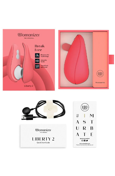 Womanizer Liberty 2 Lebhaftes Rosa - Luftdruck-Vibrator 7