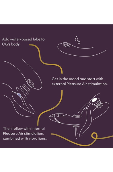 Womanizer OG Aubergine - Luftdruck-Vibrator 8