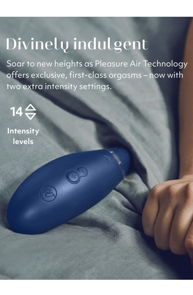 Womanizer Premium 2 Klitorisstimulator Blau - Luftdruck-Vibrator 2