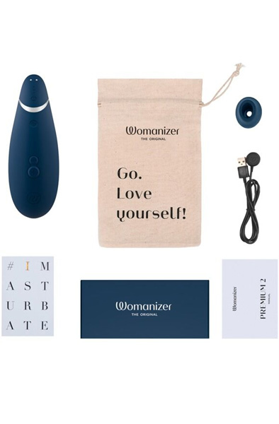 Womanizer Premium 2 Klitorisstimulator Blau - Luftdruck-Vibrator 5
