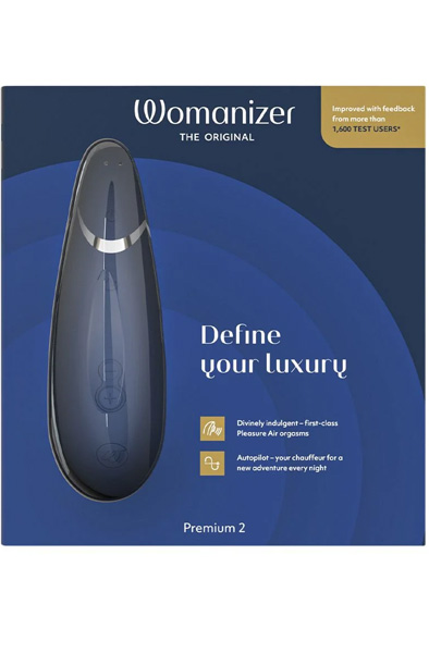 Womanizer Premium 2 Klitorisstimulator Blau - Luftdruck-Vibrator 6