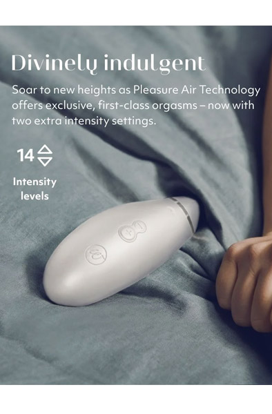 Womanizer Premium 2 Klitorisstimulator Grau - Luftdruck-Vibrator 3