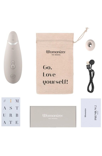 Womanizer Premium 2 Klitorisstimulator Grau - Luftdruck-Vibrator 5