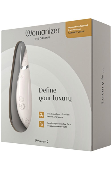 Womanizer Premium 2 Klitorisstimulator Grau - Luftdruck-Vibrator 6