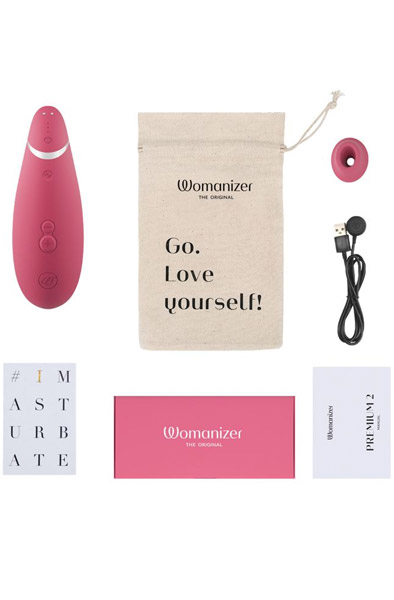 Womanizer Premium 2 Klitorisstimulator Himbeere - Luftdruck-Vibrator 5